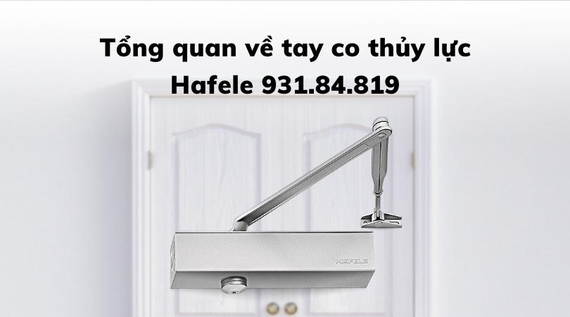 Tay co thủy lực Hafele 150kg có dừng 931.84.819